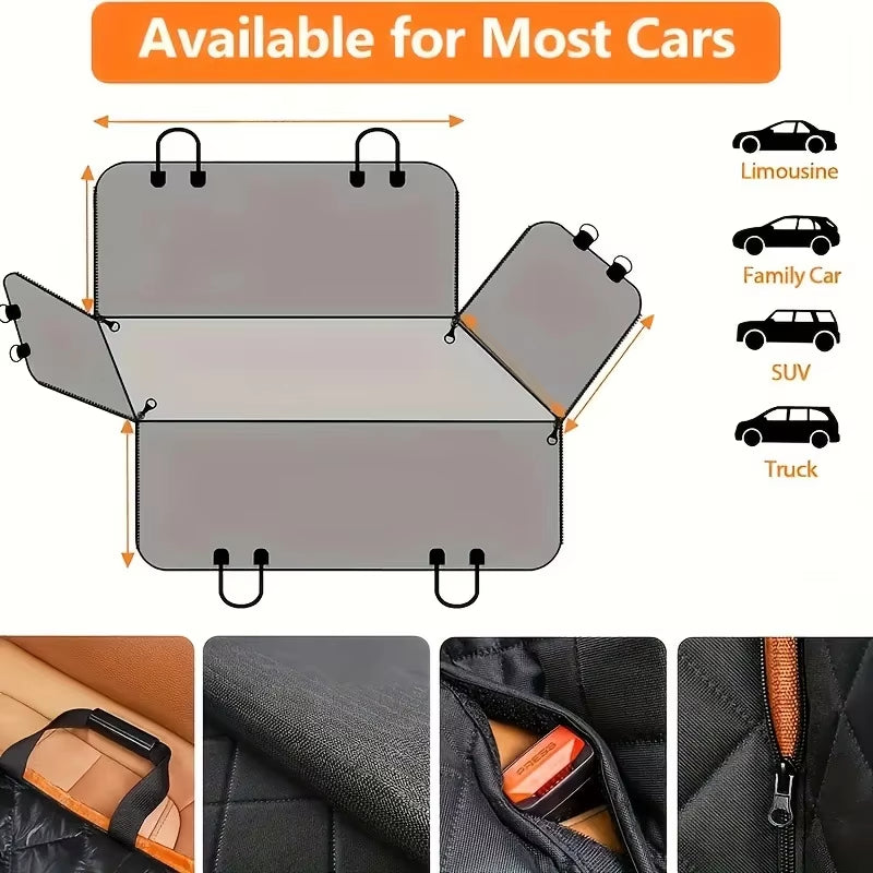 Car Pet Mat Cat Dog Pet Mat Cushion Car Cushion Waterproof Car Mat Rear Seat High Dog Mat Oxford Cloth Prevent Dirty Pad