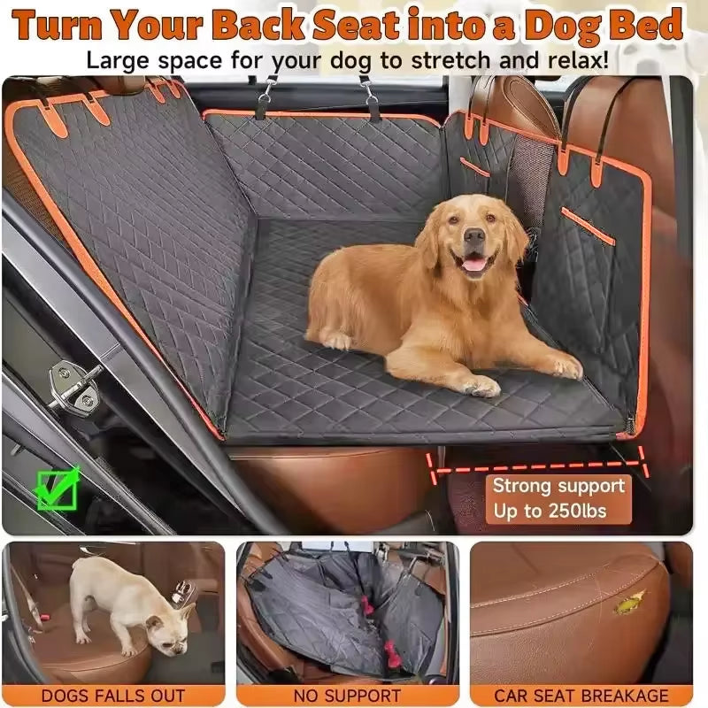 Car Pet Mat Cat Dog Pet Mat Cushion Car Cushion Waterproof Car Mat Rear Seat High Dog Mat Oxford Cloth Prevent Dirty Pad